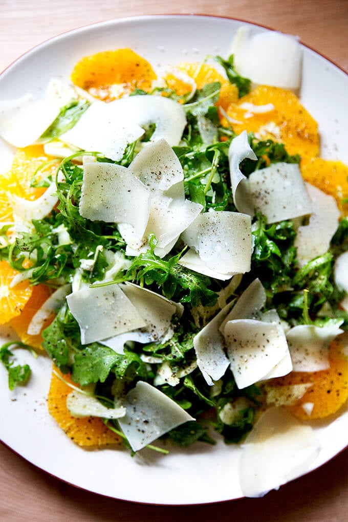 Teri's Orange Salad Guide: Arugula, Fennel & Parmesan Perfected